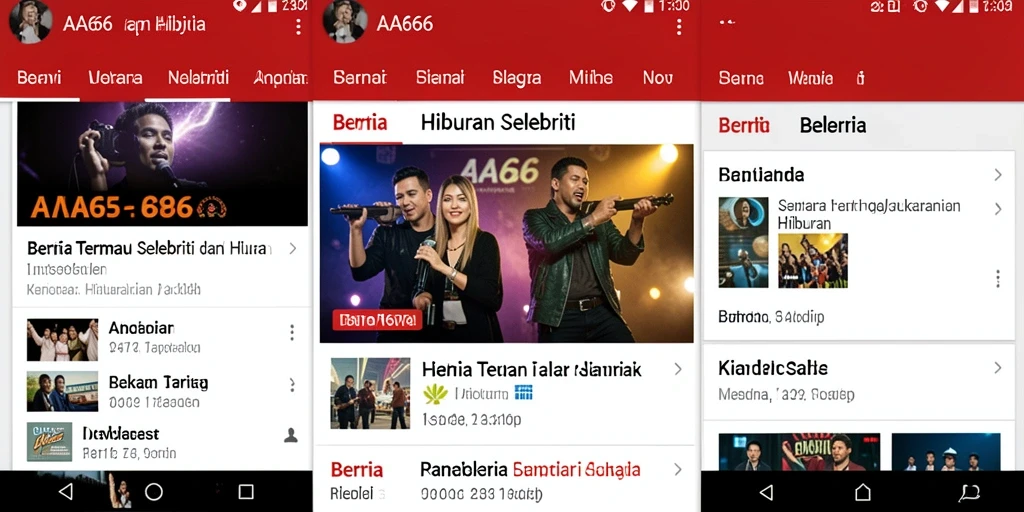 Tampilan antarmuka AA666 yang menarik dan informatif.